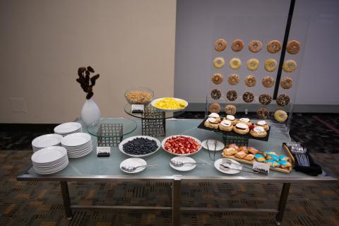 assortment of foods on a table