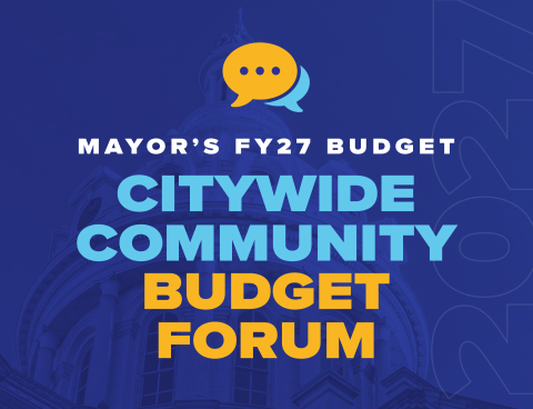 FY27 Budget Forum