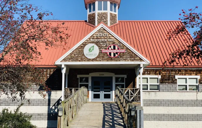 Exterior of the Baltimore Rowing and Water Resource Center