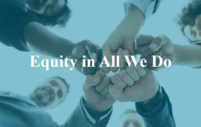 image shows equality