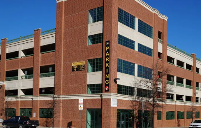 Outside view of Fleet Eden Garage