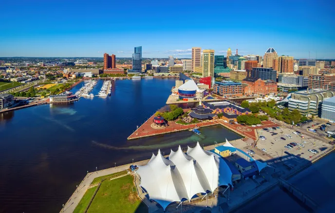 Photo showing Baltimore City Skyline