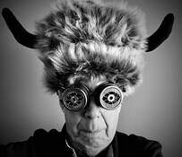 Never to Old for Smartphone Selfie Sillyness by Lawrence Silverman