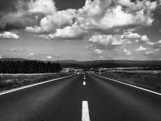 Road to Rhoen by Bernhard Holzheimer