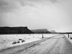 Road to Crescent Junction by Susan Delgalvis