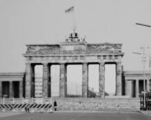 Brandenburg Gate & the Wall by Bob Bader