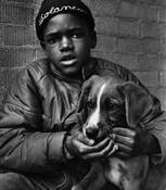 Boy With Dog by William R. West, Jr.
