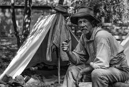 Civil War Reenactor by William R. West, Jr.