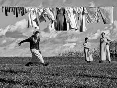 Amish Laundry Day by William R. West, Jr.