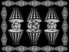 Escher's Polka Dot Lampshades by William R. West, Jr.