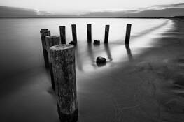 Ludington Pilings by Jeff McDonald