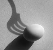 Fork With Egg #2 by David Bence