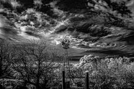 Ranch Windmill by Michael Stoklos