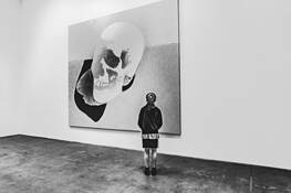 Boy Contemplating Warhol by Vira Sivachuk