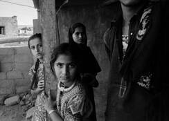 Village Children by Robi Chakraborty