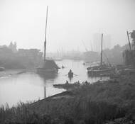 Boats on the Nile by William Lemke