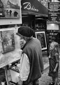 Artist and Curious Girl by J. Scott Pollock