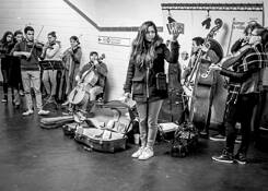 Subway Orchestra by Bob Bader