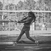 Street Photo Batting Practice by Jan Yarborough