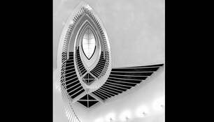 Looking Up at the MCA Staircase by Stephen Majsak