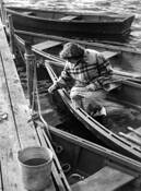 Fishing East Tawas by Otto B. Scherf