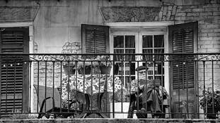 French Quarter Terrace by James Clemons