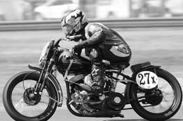 Harley Tank-Shift Vintage Racer by Rick Menapace