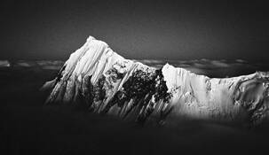 Pik Chapaev (6371 M) by Peter Schoen