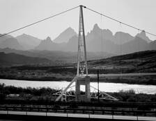 Bridge & Mountains by Wayne Norton