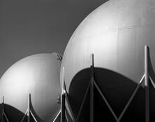 NASA Tanks Sunset by Don Whitebread