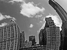 Chicago Skyline From the Bean by Kathryn Henley