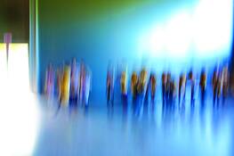 Study in Blue, Yellow, and White by Patricia Sweeney