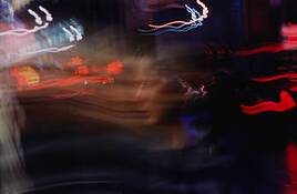 Woman in a Rain Storm by Robin Herstand