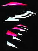 Beijing Pink White Mobile by Kathy B. Shapiro