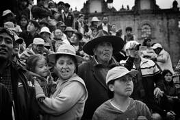 Winter Solstice Parade Crowd by Glenn Larsen