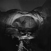 Orchestrated Light Painting of Double Arch by Steve Dzerigian