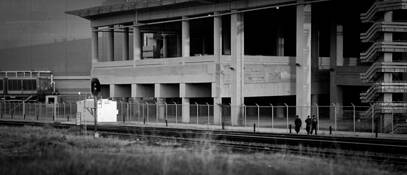 Behind the Convention Center by Steve Reeves