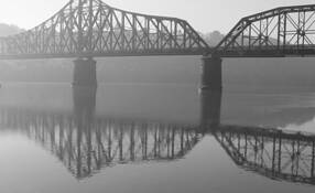 Train Bridge by Jerry Marsico