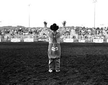 Rodeo Clown by Hilary Gaboriau