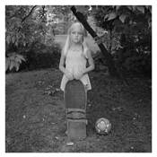 Abby With Skateboard by Donna Pinckley