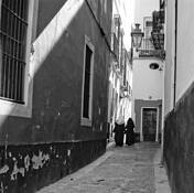 Two Nuns in an Alley by Scott Amling