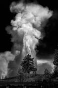Old Faithful Greets a New Day by Michael Flicek