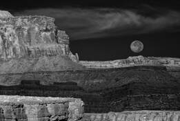 Moonset Over Island in the Sky by Jeff Clay
