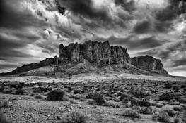 Superstition Mountains by Dennis R. Ford