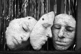 Three Masks by Tony French