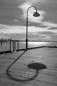 Pier and Lamp by Scott Haskins