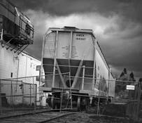Crossed Fences Railyard by Shawn Hays