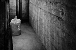 Water Bottles in Alcove by Marj Green