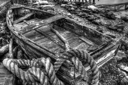 Dilapidated Dinghy by John R. Kuhn, Jr.