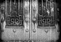 Crypt Door Detail by Harry L. Hinkle
